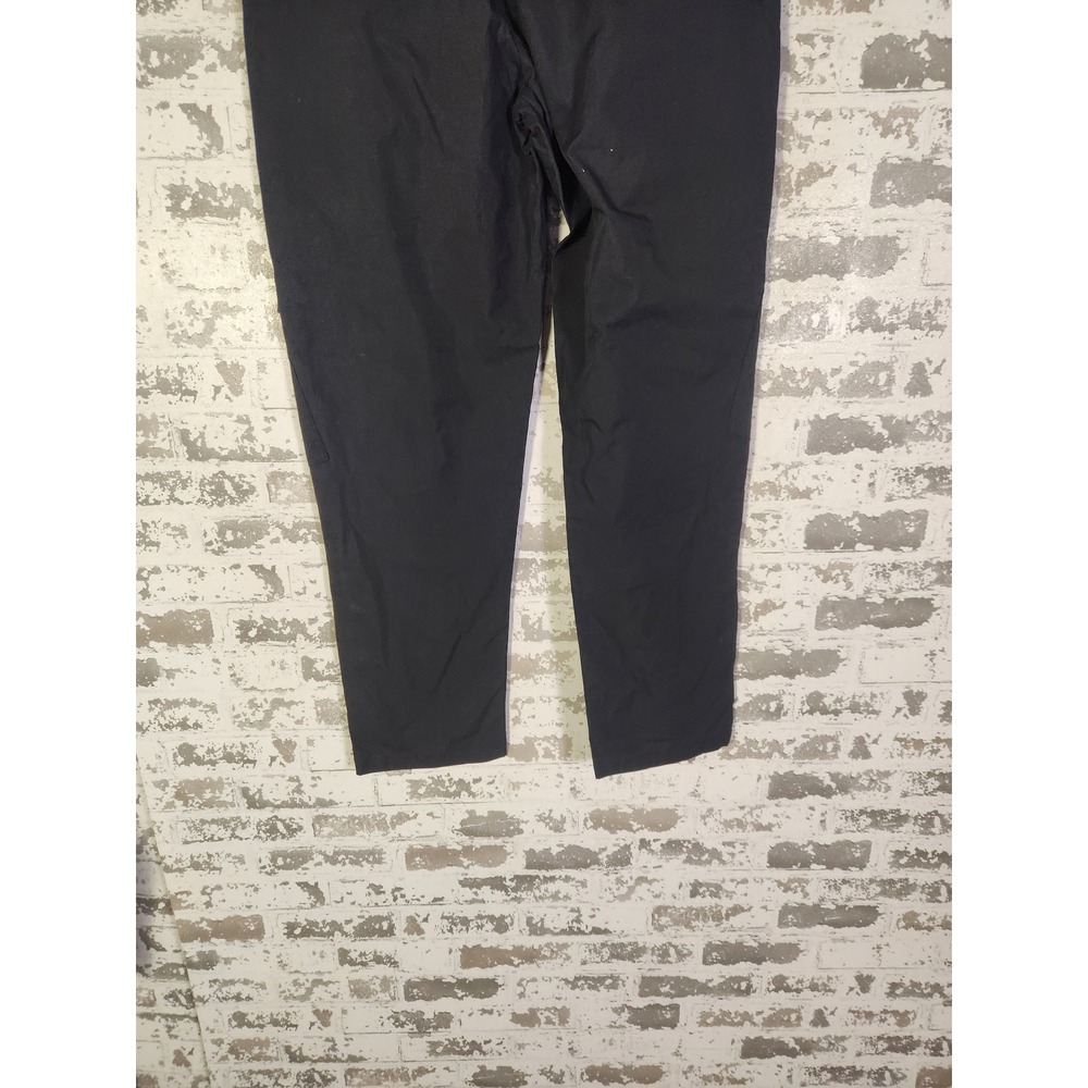 Forever 21 Men Jogger Pants XL Black Cargo Snap Button Ankle Athleisure Comfort - Picture 8 of 16